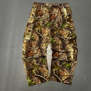 Vintage realtree camo baggy wide leg light weight cargo pants